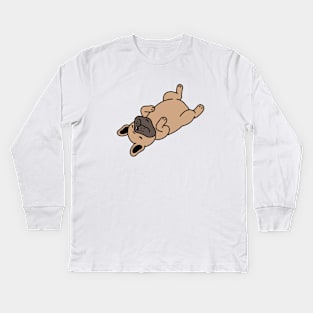 Pug Super Cute Design Kids Long Sleeve T-Shirt